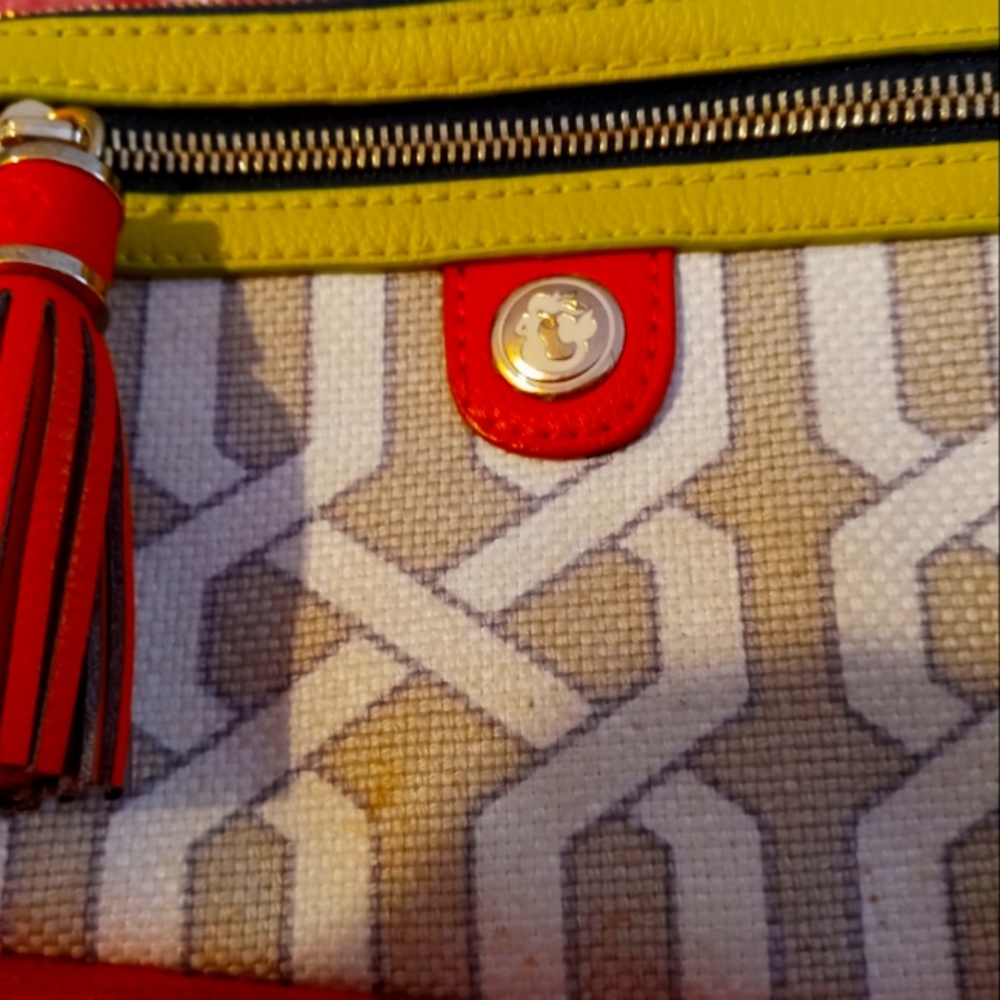 Wristlets small purse genuine genuine leather